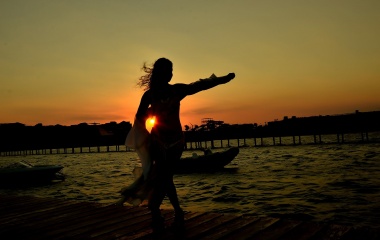 Танцьорка на ориенталски танци (снимка)